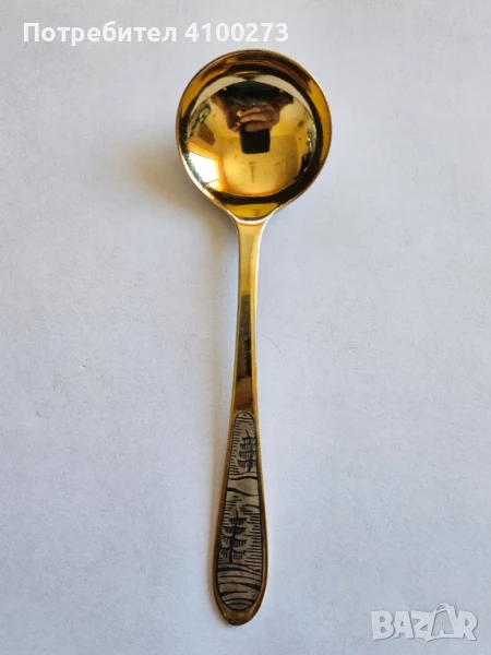 Лъжица за сервиране - .875 (84 Золотники) сребро, Niëllo, снимка 1