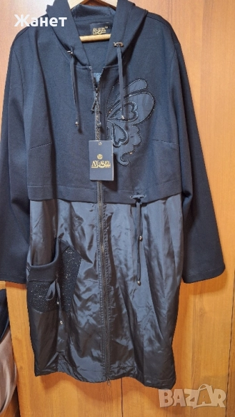 Дамско манто голям размер , снимка 1