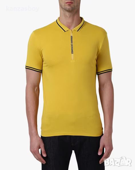 armani exchange Slim Fit Polo T-shirt - страхотна мъжка тениска М, снимка 1