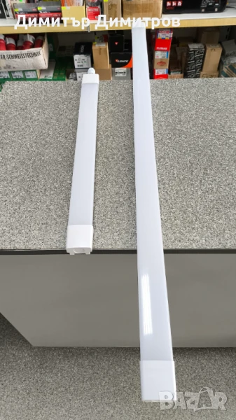 LED slim линейно тяло 18W/36W 6000K 60 см/120 см IP65 Ultra Lux, снимка 1