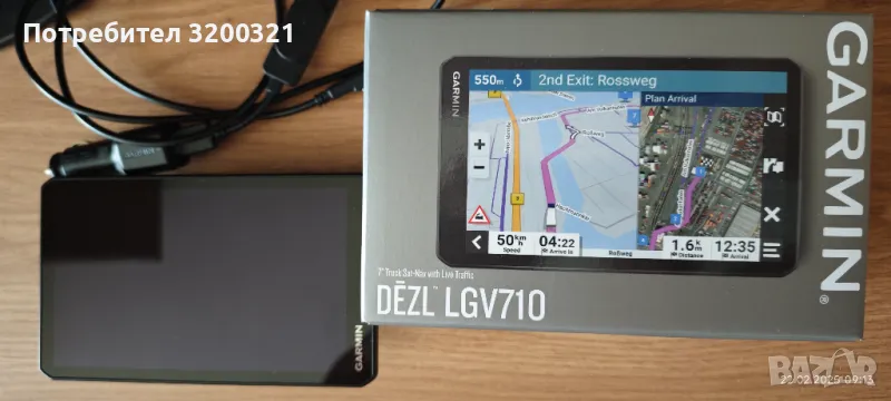 GPS навигация за камион Garmin Dezl LGV710 MT-D, снимка 1