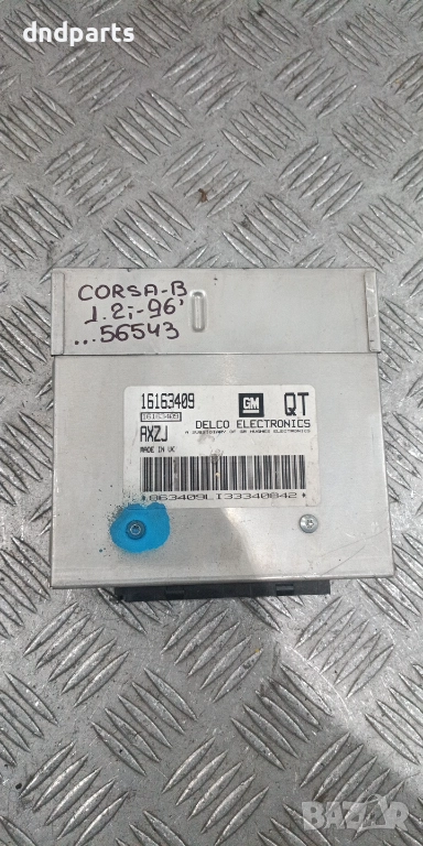 Компютър Opel Corsa B 1.2i 1996г. 16163409 AXZJ , снимка 1