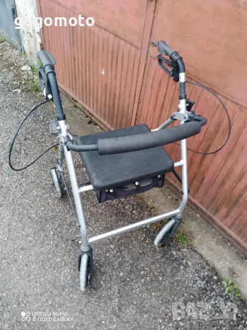 Ролатор, проходилка, олекотен, сгъваем + седалка+ колан , снимка 15 - Ролатори - 49698695