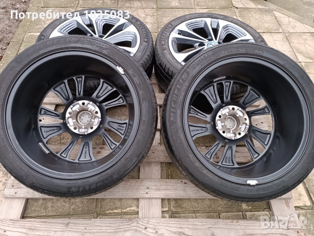 Лети джанти 17ки 5х114.3 Renault + летни гуми Michelin, снимка 9 - Гуми и джанти - 52816824