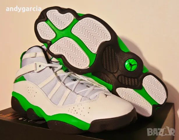 Nike Air Jordan 6 Rings ЧИСТО НОВИ 47.5 ти номер 31.0см стелка с кутия 100% оригинални, снимка 2 - Маратонки - 50207596