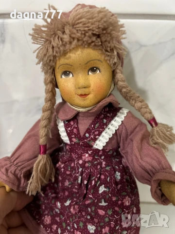 Vtg керамична/ порцеланова кукла Германия 70-те години, снимка 4 - Колекции - 50704799