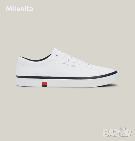 Уикенд оферта!!!Нови оригинални Tommy  Hilfiger естествена кожа н.43, снимка 4 - Спортни обувки - 51676748