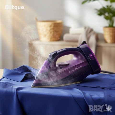 RAF Безжична парна ютия 2400W с керамична плоча – двойна функция за парно и сухо гладене, 483, снимка 4 - Ютии - 53152058