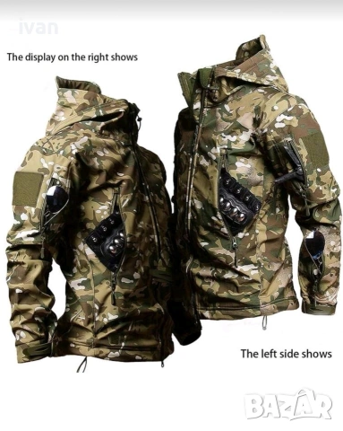 тактическо яке с подплата размер L, снимка 4 - Екипировка - 53684556