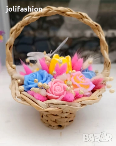 Букет от соеви свещи, снимка 9 - Декорация за дома - 52169112