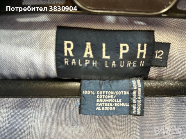 Риза с дълъг ръкав Ralph Lauren, размер US 12 или L, снимка 4 - Ризи - 45389600