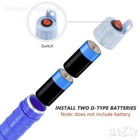 ЕЛЕКТРИЧЕСКА ПОМПА ЗА ГОРИВО/ТЕЧНОСТИ И ВОДА НА БАТЕРИИ "Без батерии в комплекта", снимка 6 - Друга електроника - 52989666