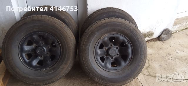 4 бр. гуми с джанти за Тойота Ланд Круизер, снимка 1 - Гуми и джанти - 46413780