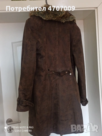 Продавам палто втора употреба - имитация на кожа-цена 25евро, снимка 3 - Палта, манта - 53076705