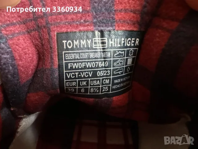 Нови дамски сникърси Tommy Hilfiger, снимка 5 - Кецове - 47683483