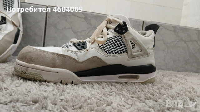 Jordan 4 Military Black, снимка 3 - Маратонки - 52497162