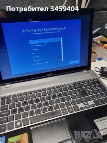 Acer Aspire V3-571 i7 за части или ремонт, снимка 4 - Лаптопи за дома - 52241157