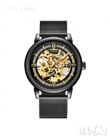 Елегантен автоматичен часовник скелетон - Potenza (005)
