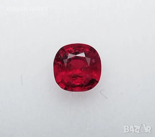Невероятен шпинел в Топ червен цвят - 0.87кт.! Нов!