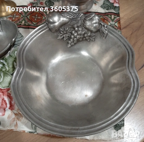 Два калаени съда ,маркирани за произход , снимка 4 - Антикварни и старинни предмети - 53806925