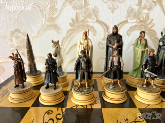 Властелинът на Пръстените Колекционерски Шах LOTR Lord of the Rings, снимка 5 - Колекции - 46414811