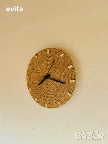 🌿 Часовници ръчна изработка Дизайнерски стенни часовници, снимка 4 - Декорация за дома - 53185760