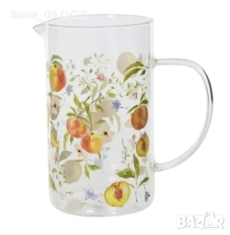 Стъклена кана "Праскови"
