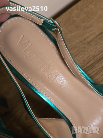Vigotti оригинални дамски обувки от естествена кожа , снимка 5 - Дамски обувки на ток - 53892471