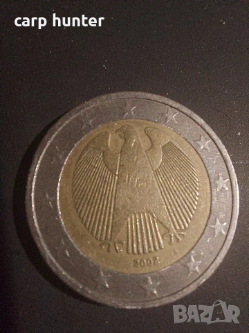 Това е монета от 2 евро от Германия, емисия 2002 г