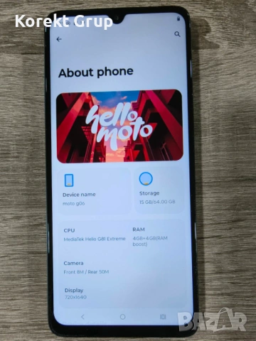 Мобилен телефон Motorola G06 64gb/4gb, снимка 4 - Motorola - 53880847
