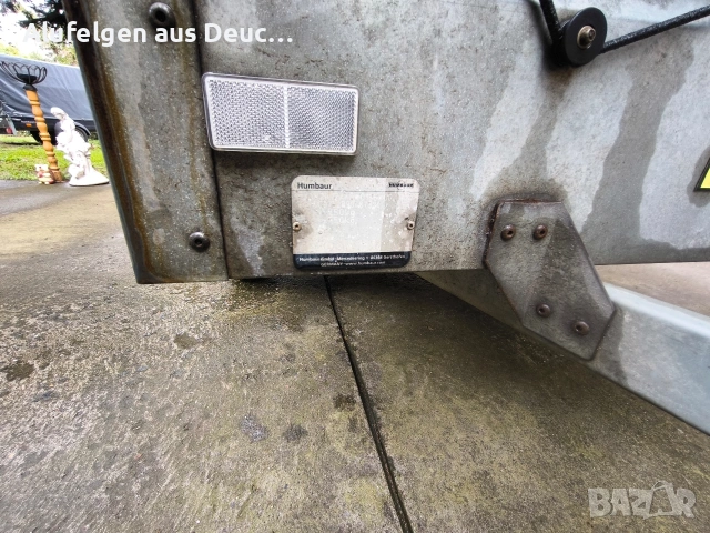 Ремарке Humbaur 750, снимка 6 - Ремаркета - 54280656