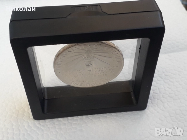 нова юбилейна монета от 1 долар USA 1986г. в стилна кутия, снимка 5 - Нумизматика и бонистика - 52944948