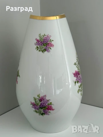 Обемна подова ваза Schumann Arzberg Germany "Lilac Time", снимка 2 - Вази - 50484847