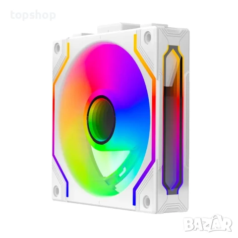 НОВИ - пакет 3 бр. jungle leopard JM s30 WH магнитна връзка, ARGB светлини 120 × 120 × 30 mm PWM., снимка 4 - Други - 50493017