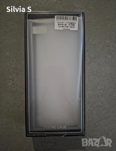 Кейс за Samsung Galaxy Fold 7 с вградрна писалка - черен/ прозрачен, снимка 5 - Калъфи, кейсове - 53969759