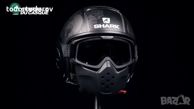 ПРОМОЦИЯ Мото каска за мотор SHARK DRAK HARK размер L 59-60 NEW, снимка 4 - Аксесоари и консумативи - 46296974