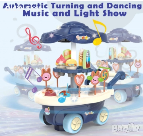 Детска количка за сладолед и сладкиши, снимка 5 - Други - 52721460