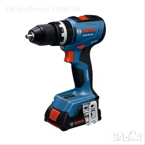 Bosch GSB 18V-65 нов безчетков