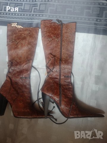 Кожени ботуши Ferde, снимка 2 - Дамски ботуши - 50673457