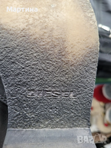 Мъжки обувки от естествена кожа Diesel , снимка 5 - Мъжки боти - 54005198