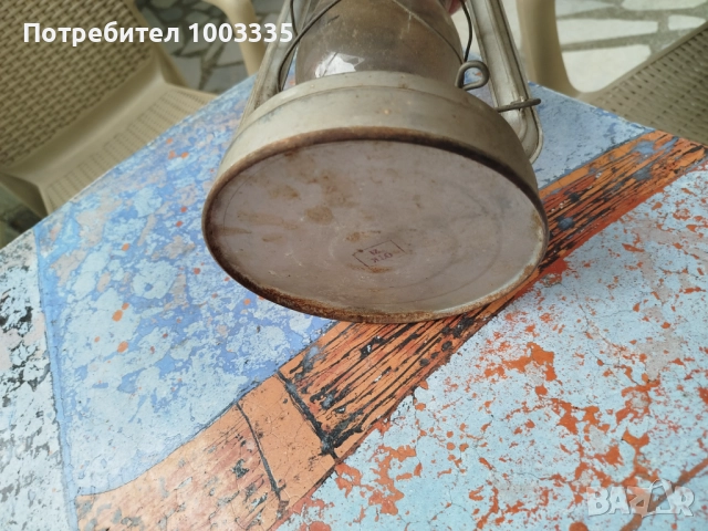 Стар газен фенер , снимка 2 - Антикварни и старинни предмети - 51718372