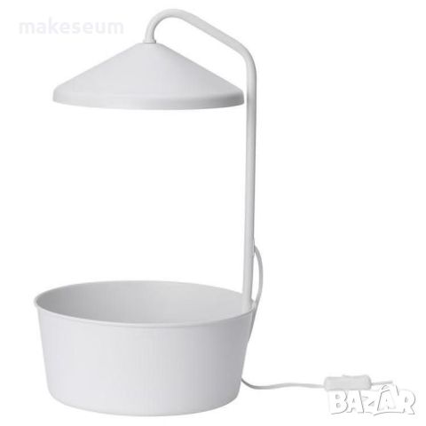 IKEA BITTERGURKA - кашпа с LED лампа за растения, снимка 4 - Стайни растения - 46454569