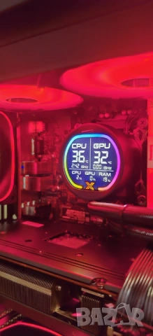 ТОП Геймърско PC Ryzen 5 9600X/32Gb/1TB SSD/RD 6900XT 16Gb/Гаранция, снимка 7 - Геймърски - 53218193