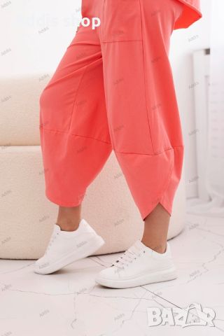 Дамски памучен комплект блуза + панталон, 3цвята , снимка 16 - Комплекти - 45657061