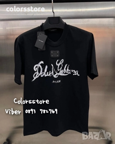Мъжка Черна тениска Dolce&Gabbana/IM58x