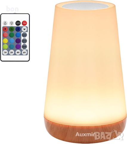 LED нощна лампа Auxmir, снимка 1 - Лед осветление - 46442555
