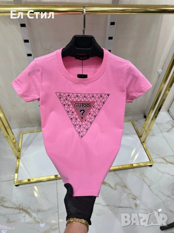 #дамска #тениска ✨🔥🔥🔥 👍 ✨𝗣𝗿𝗶𝗰e :14€ ✨𝗦ı𝘇𝗲: S M L XL XXL 📌5 бр, снимка 4 - Тениски - 53697804