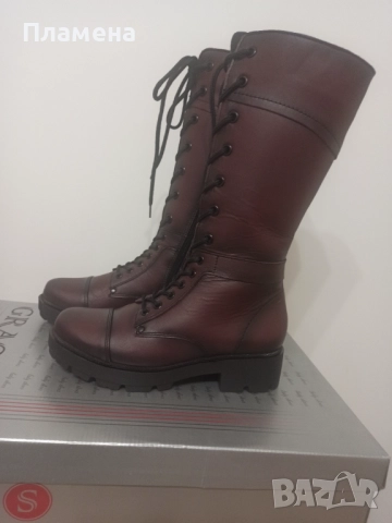 Ботуши естествена кожа 38 номер, снимка 3 - Дамски ботуши - 52512653