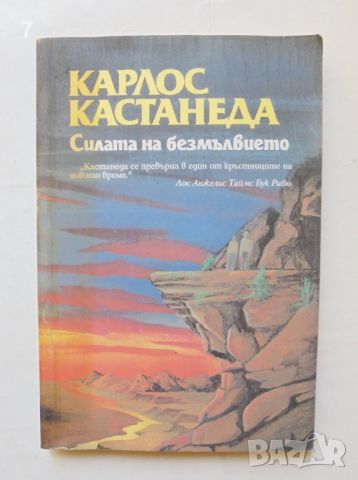 Книга Силата на безмълвието - Карлос Кастанеда 1995 г., снимка 1 - Езотерика - 46811906