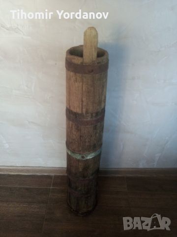 Стара дървена буталка за масло., снимка 14 - Антикварни и старинни предмети - 45680675
